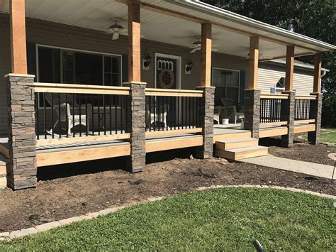 Wood Front Porch Pillars — Randolph Indoor And Outdoor Design