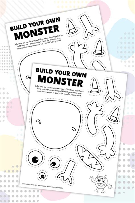 Make Your Own Monster Printable