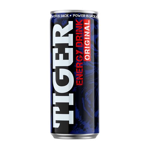 Tiger energy drink 0 25 l ENERGETICKÉ NÁPOJE Prodej potravin