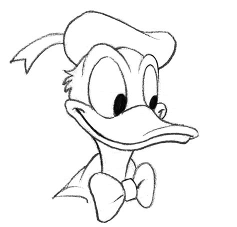 Donald Duck Drawing Step By Step At Getdrawings Free Download