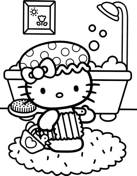 Imágenes de Hello Kitty para colorear - Hello Kitty - España