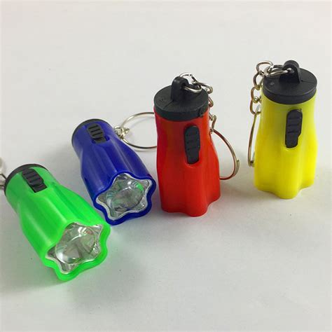 1pcs Mini Led Keychain Flashlight Key Chain Hand Torch Keyring Portable