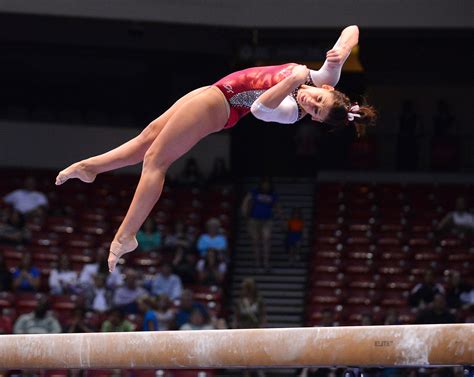 Oklahomas Taylor Spears Espnw 2014 Ncaa Womens Gymnastics
