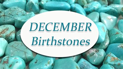 December Birthstones Turquoise Tanzanite And Zircon Crystal Healing