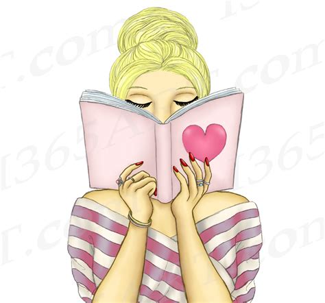 Blonde Woman Reading Clipart Girl Reading Book Png I Art Sexiz Pix