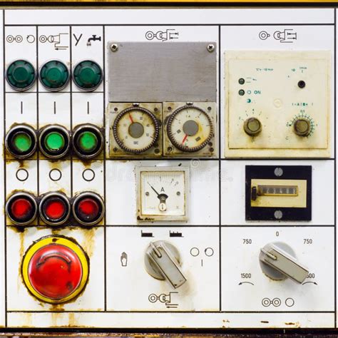 Retro Control Panel Stock Image Image Of Obsolete Dial 15016841