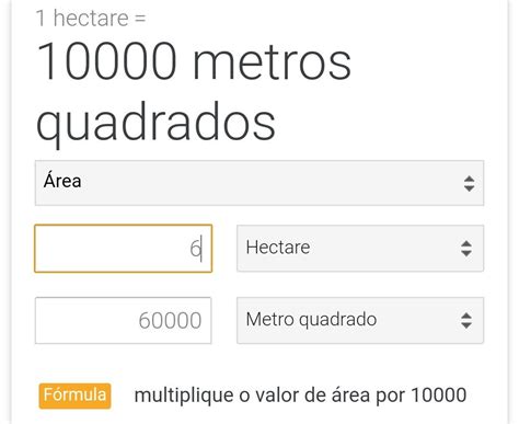 Transforma Metros Em Hectares
