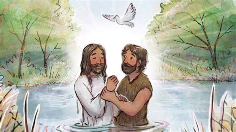 Animated Video Jesus Was Baptized