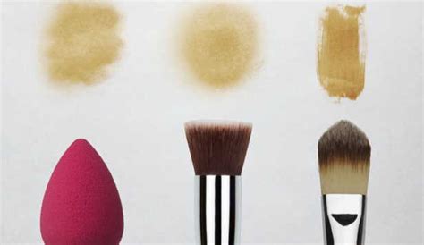 Apply Foundation With A Brush Or Sponge Whatsacreative