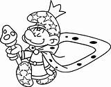 Coloring Smurf King Wecoloringpage sketch template
