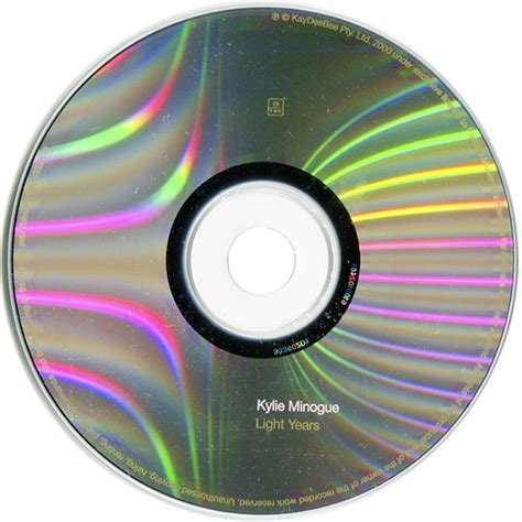 Carátula Cd de Kylie Minogue Light Years Australian Tour Limited Edition Portada