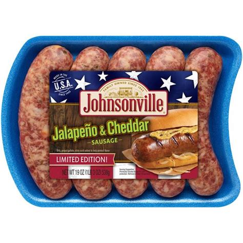 Johnsonville Jalapeno And Cheddar Brats Hy Vee Aisles Online Grocery