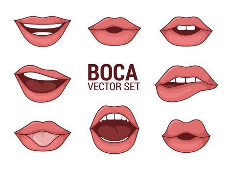 Womans Boca Vectors 173600 Vector En Vecteezy