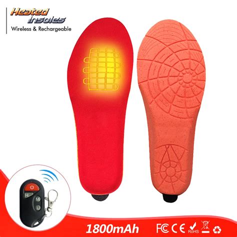 Usb Electronic Remote Control Heated Insoles For Shoes Womenandmen