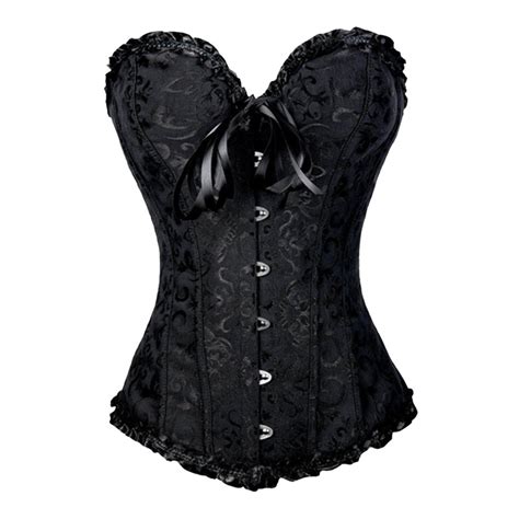 dropshipping corset top sexy lace plus size erotic zip floral women bustier corset overbust