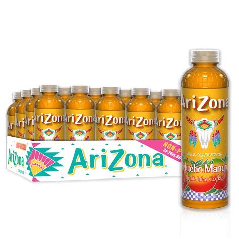 Buy Arizona Mucho Mango Juice Drink 20 Fl Oz Pack Of 24 Online At