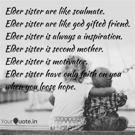 43 Elder Sister Is Always A Second Mother Quotes