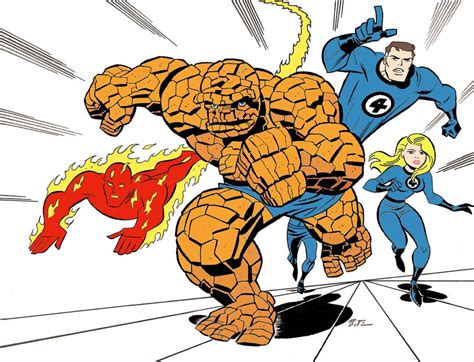 Fantastic Four Done By Bruce Timm By Mourad14 On Deviantart