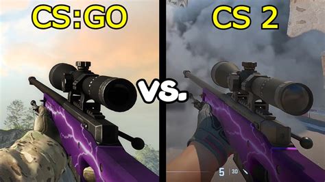 Awp Lightning Strike Comparison In Counter Strike Vs Csgo Youtube