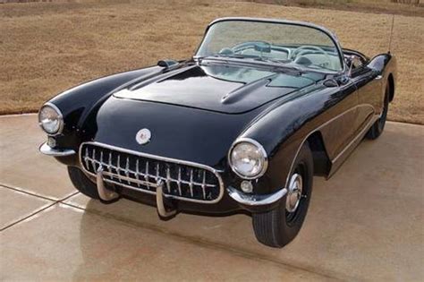 1957 Corvette Black Frame Off Restored Dual Quad 2 X 4 V 8