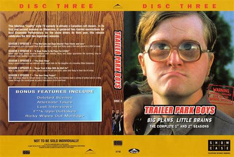 Trailer Park Boys Seasons 1 And 2 Disk 3 Movie Dvd Scanned Covers