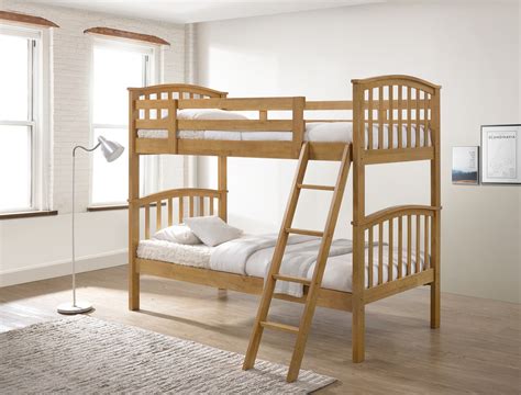 Wb2014 Bunk Bed Oak The Artisan Bed Company