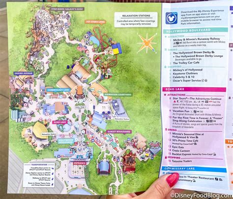 Photos Disneys Hollywood Studios Has A New Park Map The Disney