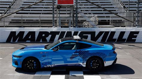 A 2024 Ford Mustang Gt In Grabber Blue Is Nascars Sweet New Pace Car