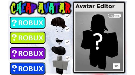 Buying Cheap Avatar 30 Robux Only Roblox Youtube