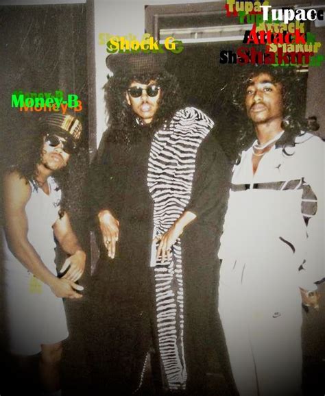 Tupac With Money B And Shock G Digital Underground Tupac Pictures