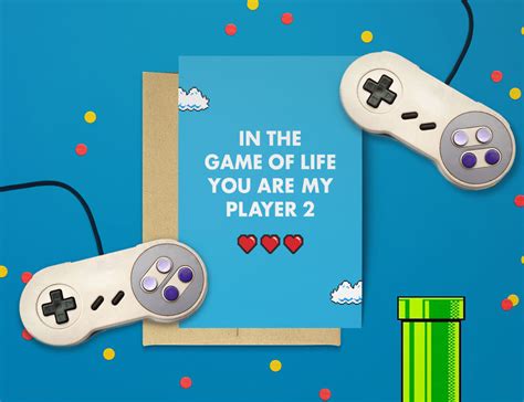 Geeky Valentines Day Cards For Those Who Found Their Player 2 Bored