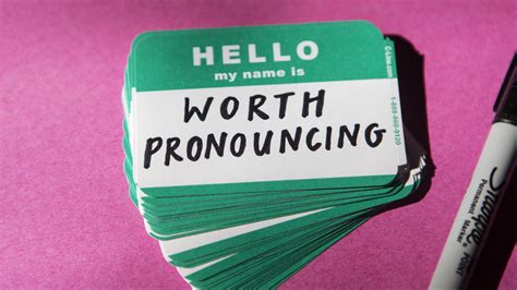 Pronouncing Names Correctly Is More Than Common Courtesy Life Kit Npr