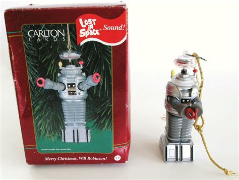 B 9 Robot Christmas Ornaments 01