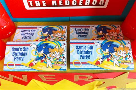 Sonic The Hedgehog Party Ideas Moms And Munchkins Fun Party Themes