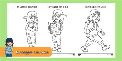 Disegni Da Colorare In Viaggio Con Gaia Scuola Primaria