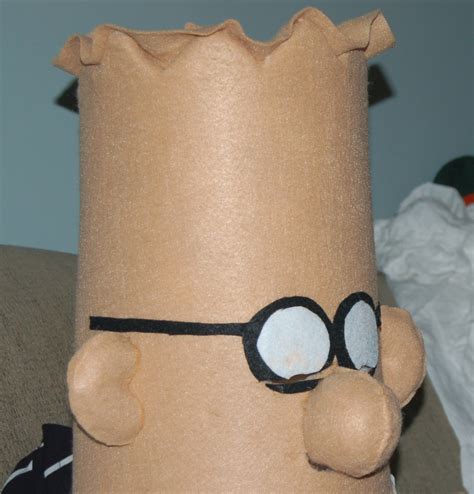 Easy Dilbert Costume Just Glue Foam And Felt With Pictures