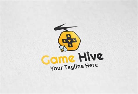 Game Hive Logo Template ~ Logo Templates ~ Creative Market