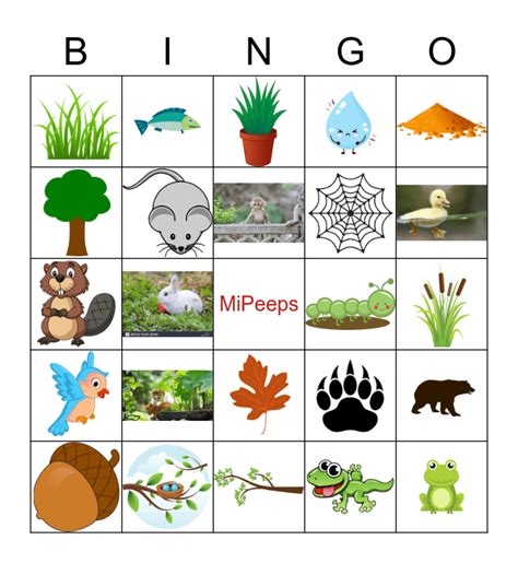 Nature Bingo Cards Free Printable Printable Cards