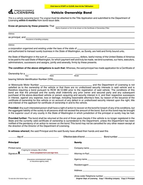 Form Td 420 054 Fill Out Sign Online And Download Fillable Pdf