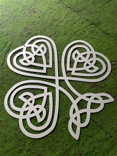 Celtic Knot Clover Shamrock Ireland Holy Trinity Irish Etsy