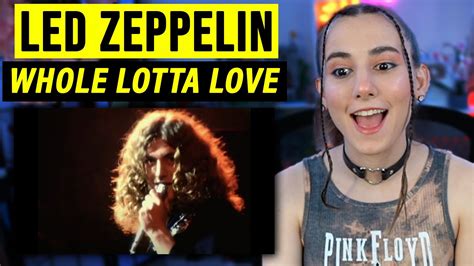 Led Zeppelin Whole Lotta Love Singer Reacts And Musician Analysis Youtube