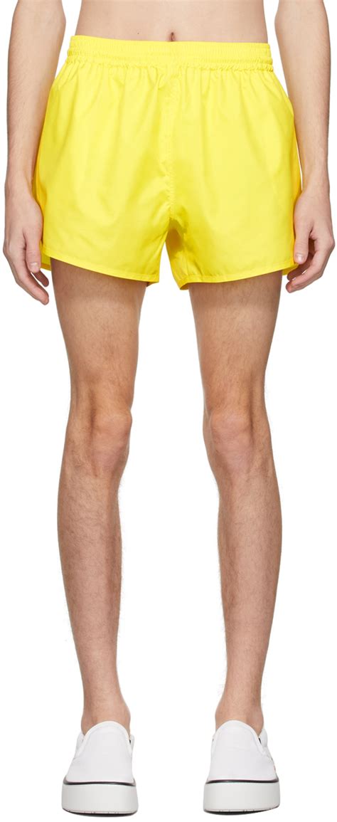 Jw Anderson Yellow Running Shorts Jw Anderson