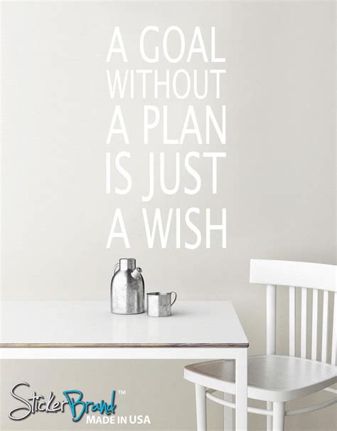 A Goal Without A Plan Is Just A Wish Quote 6039