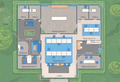 Medium Sized Office Maps Sococo Support