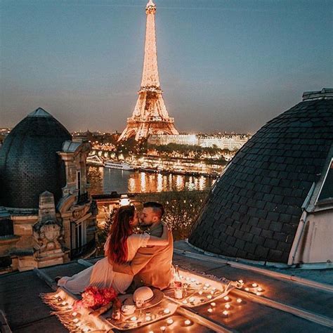 Paris Eiffel Tower Dinner Date Paris Couple Travel Couple Paris