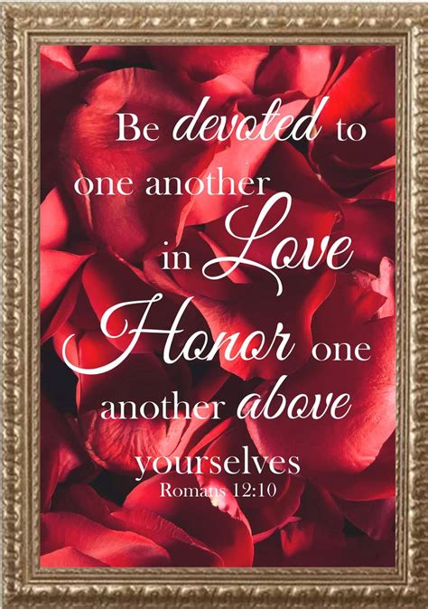 red rose love bible verse from romans 12 10 christian love printable wall art 4 sizes prints