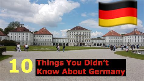 10 Things You Didnt Know About Germany 🇩🇪 Youtube