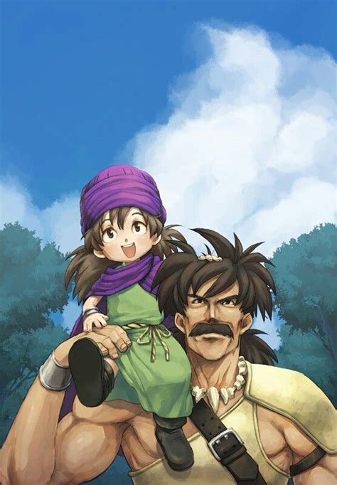 Dragon Quest V Pankraz And His Son Abel Dragon Quest Dragon Warrior Dragon
