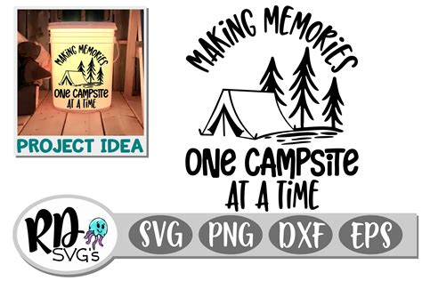 Making memories one campsite at a time family rv camping trip log book 6 x 9 in. Making Memories One Campsite at a Time - A Camping Cut ...