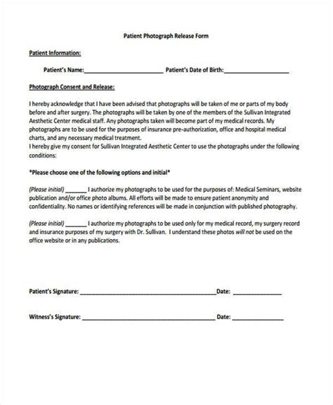 Hospital Release Form Template Professionally Designed Templates
